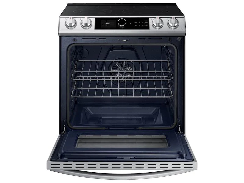 Samsung 6.3 cu ft. Smart Slide-in Electric Range with Smart Dial - Image 4