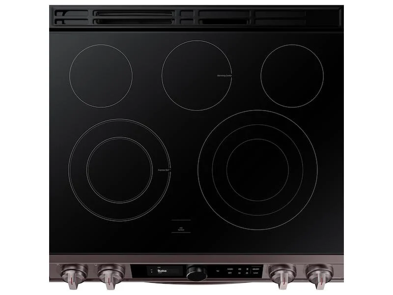 Bespoke Smart Slide-in Electric Range 6.3 cu. ft. with Smart Dial & Air Fry in Tuscan Steel - Image 8