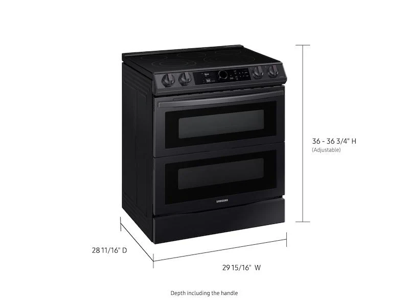 Samsung 6.3 cu ft. Smart Slide-in Electric Range with Smart Dial, Air Fry, - Image 2