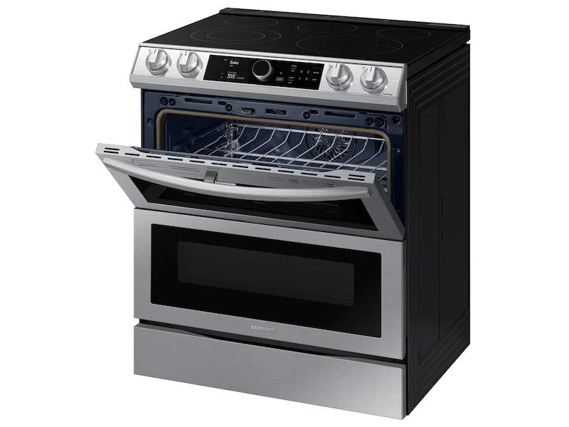 6.3 cu ft. Smart Slide-in Electric Range with Smart Dial, Air Fry, & Flex Duo™ in Stainless Steel - Image 11