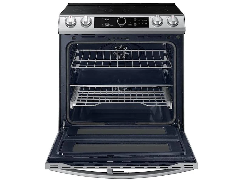 6.3 cu ft. Smart Slide-in Electric Range with Smart Dial, Air Fry, & Flex Duo™ in Stainless Steel - Image 4