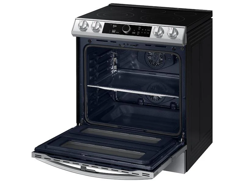 Samsung 6.3 cu ft. Smart Slide-in Electric Range with Smart Dial, Air Fry, - Image 9
