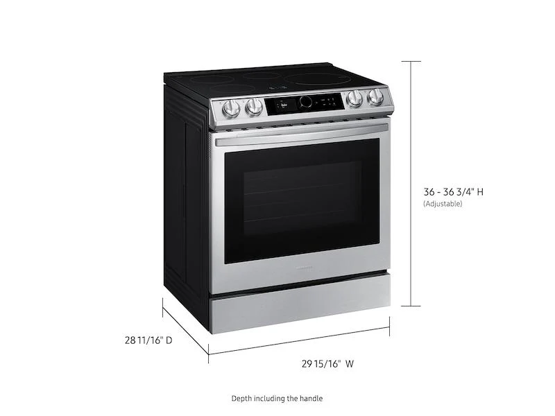 Samsung 6.3 cu. ft. Smart Slide-in Induction Range with Smart Dial - Image 2