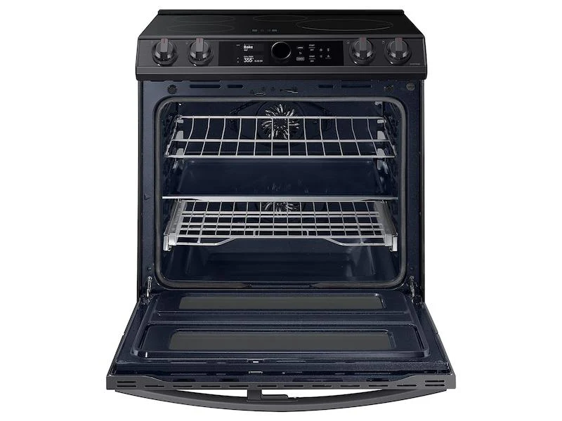 6.3 cu. ft. Smart Slide-in Induction Range with Flex Duo™, Smart Dial & Air Fry in Black Stainless Steel - Image 4