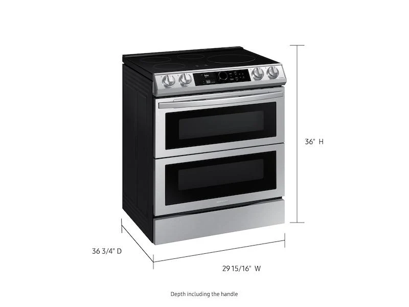 Samsung 6.3 cu. ft. Smart Slide-in Induction Range with Flex Duo™, Smart Dial - Image 2