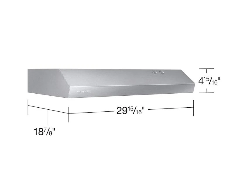 Samsung NK30B3000US 30" Under Cabinet Hood in Stainless Steel - Image 2
