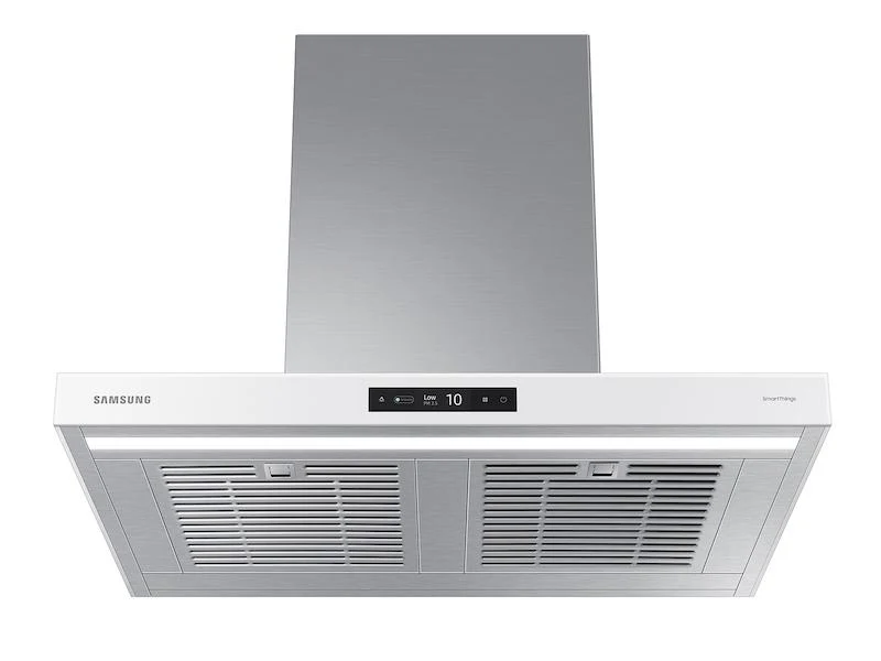 Samsung NK30CB700W12AA 30" Bespoke Smart Wall Mount Hood with LCD Display in Clean White - Image 5