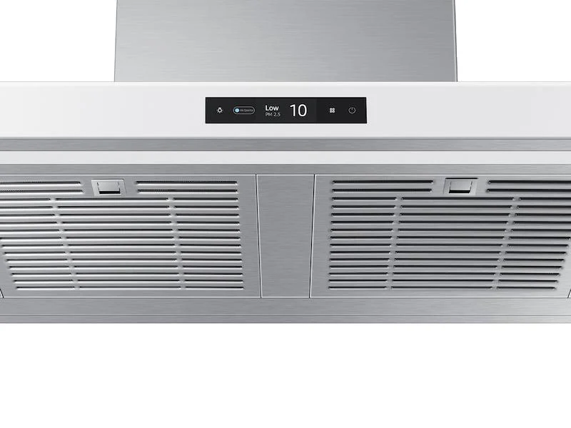 Samsung NK30CB700W12AA 30" Bespoke Smart Wall Mount Hood with LCD Display in Clean White - Image 6