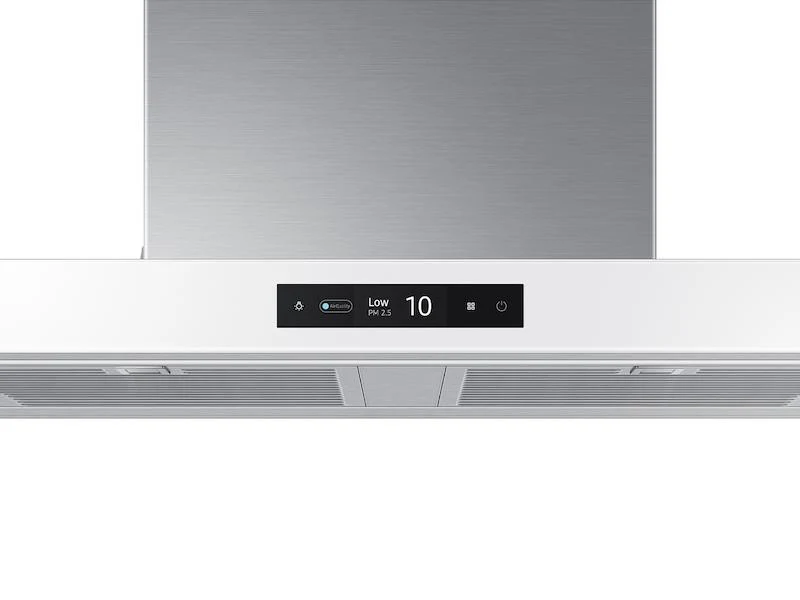 Samsung NK30CB700W12AA 30" Bespoke Smart Wall Mount Hood with LCD Display in Clean White - Image 7