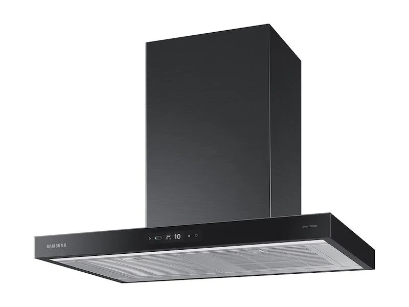 Samsung NK30CB700W33AA 30" Bespoke Smart Wall Mount Hood with LCD Display in Clean Deep Charcoal - Image 4