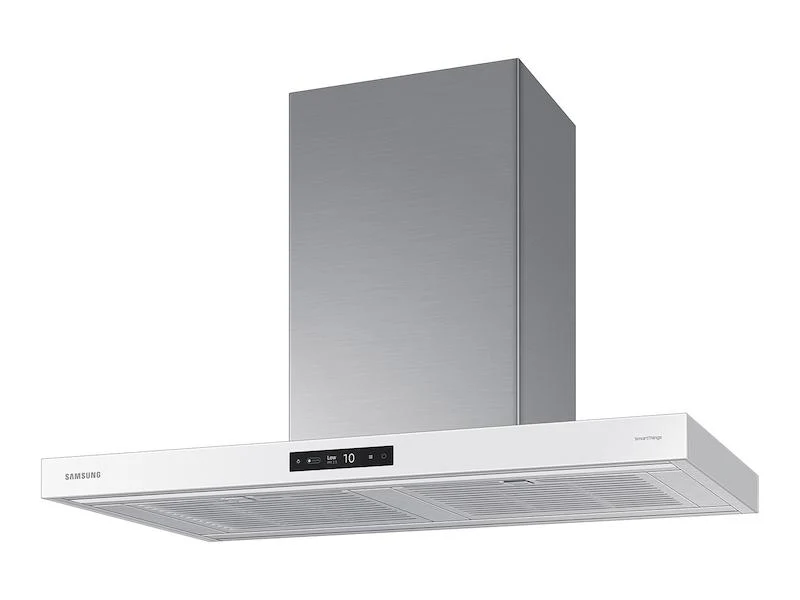 Samsung NK36CB700W12AA 36" Bespoke Smart Wall Mount Hood with LCD Display in Clean White - Image 4