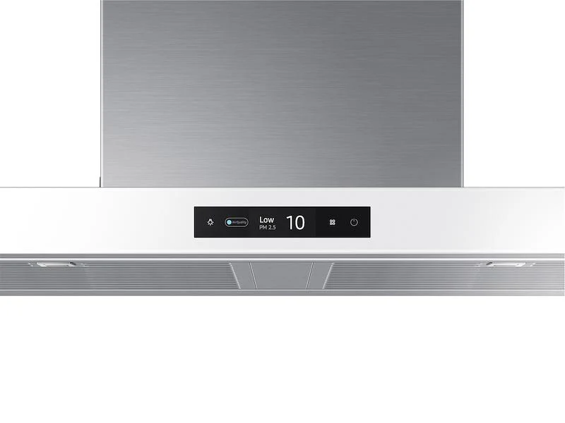 Samsung NK36CB700W12AA 36" Bespoke Smart Wall Mount Hood with LCD Display in Clean White - Image 7