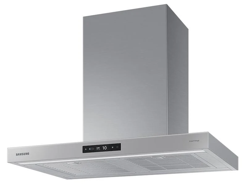 Samsung NK36CB700WCGAA 36" Bespoke Smart Wall Mount Hood with LCD Display in Clean Grey - Image 4
