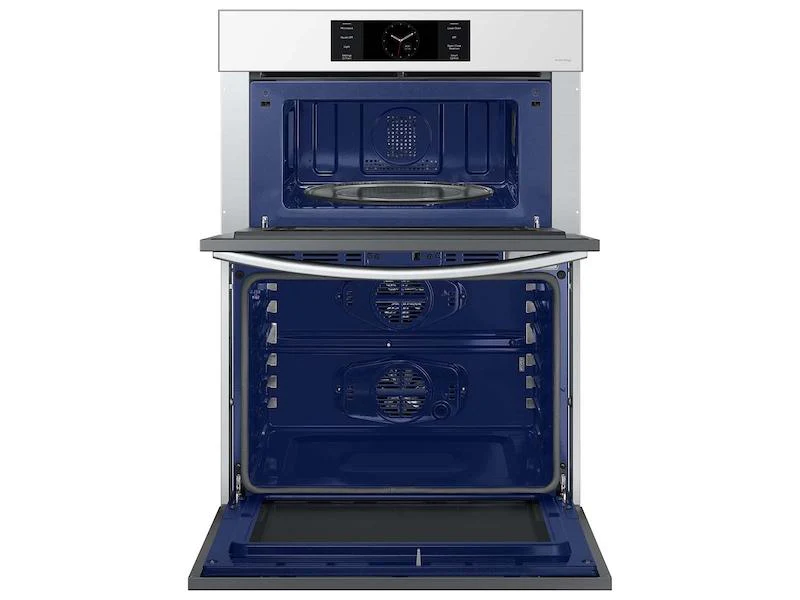 Samsung NQ70CB700D12AA Bespoke 30" Microwave Combination Wall Oven with with Flex Duo™ in White Glass - Image 6
