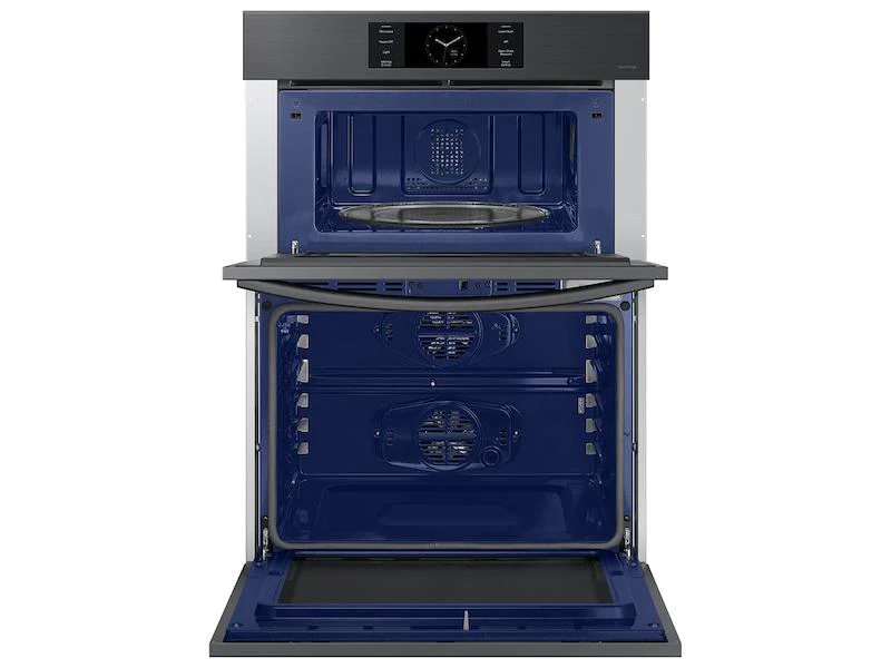Samsung NQ70CG700DMTAA Bespoke 30" Microwave Combination Wall Oven with with Flex Duo™ in Matte Black Steel - Image 6