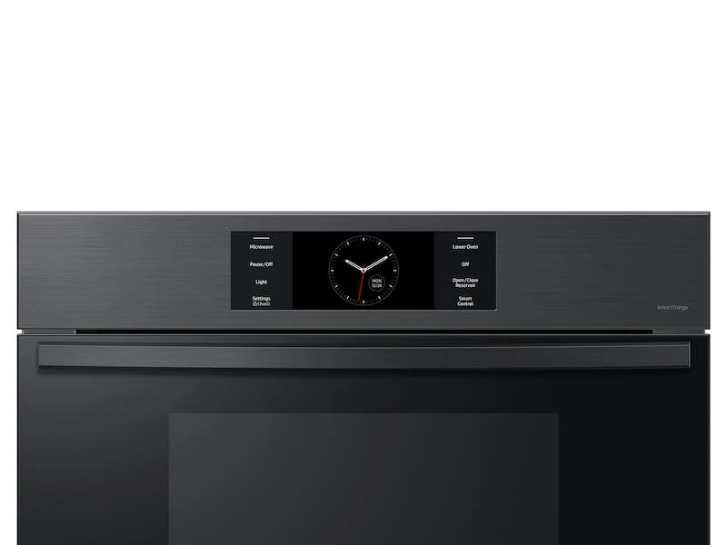 Samsung NQ70CG700DMTAA Bespoke 30" Microwave Combination Wall Oven with with Flex Duo™ in Matte Black Steel - Image 9