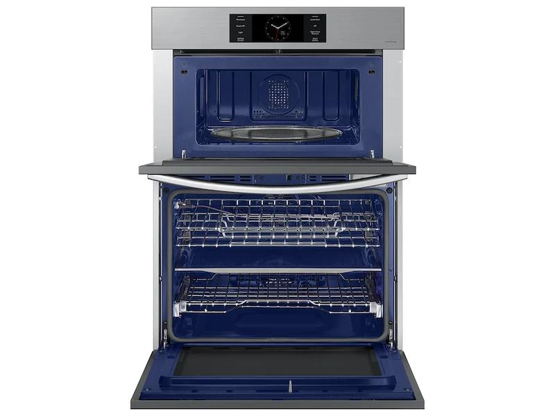 Samsung NQ70CG700DSRAA Bespoke 30" Microwave Combination Wall Oven with with Flex Duo™ in Stainless Steel - Image 5