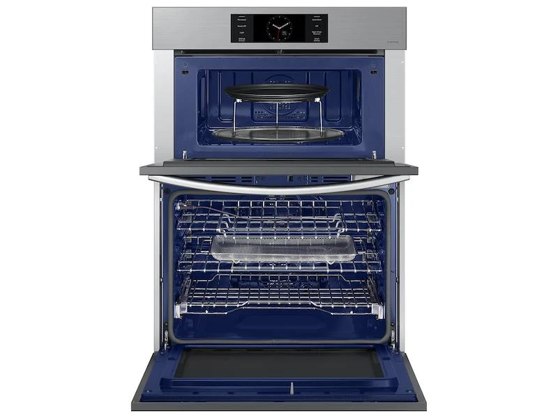 Samsung NQ70CG700DSRAA Bespoke 30" Microwave Combination Wall Oven with with Flex Duo™ in Stainless Steel - Image 8