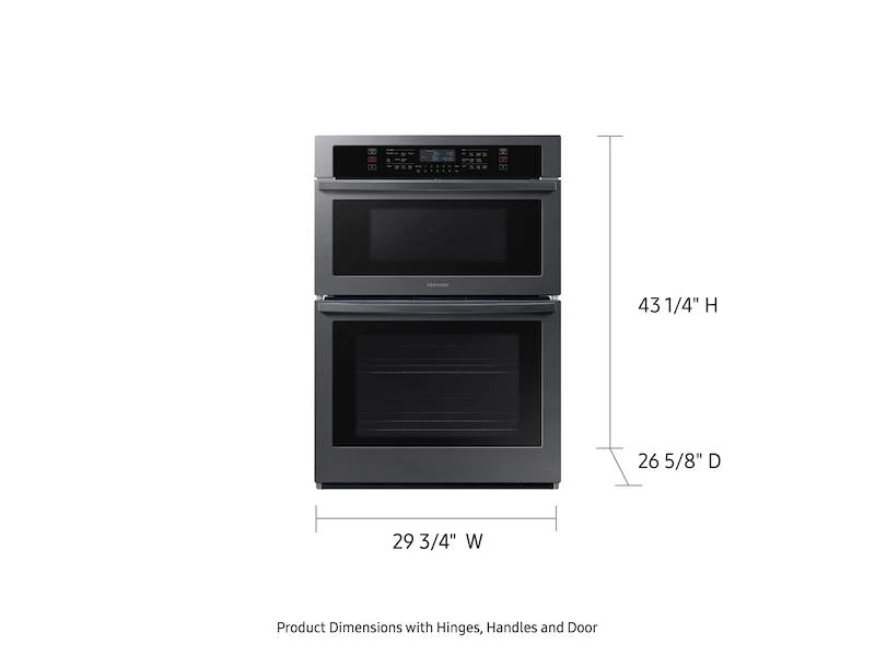 Samsung NQ70T5511DG 30" Microwave Combination Wall Oven with Wi-Fi in Black Stainless Steel - Image 3