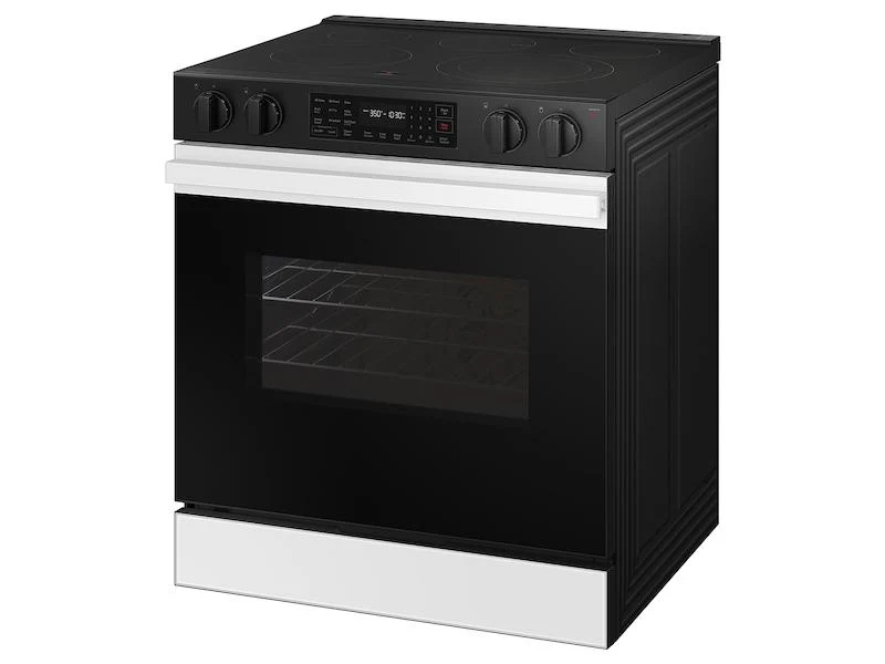 Samsung NSE6DB830012 Bespoke 6.3 cu. ft. Smart Slide-In Electric Range with Air Fry & Precision Knobs in White Glass - Image 8
