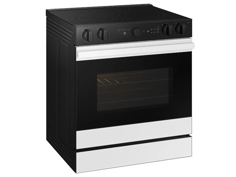 Samsung NSE6DB850012 Bespoke 6.3 cu. ft. Smart Slide-In Electric Range with Air Sous Vide & Air Fry in White Glass - Image 11