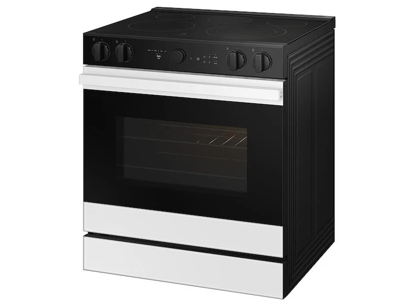 Samsung NSE6DB850012 Bespoke 6.3 cu. ft. Smart Slide-In Electric Range with Air Sous Vide & Air Fry in White Glass - Image 8