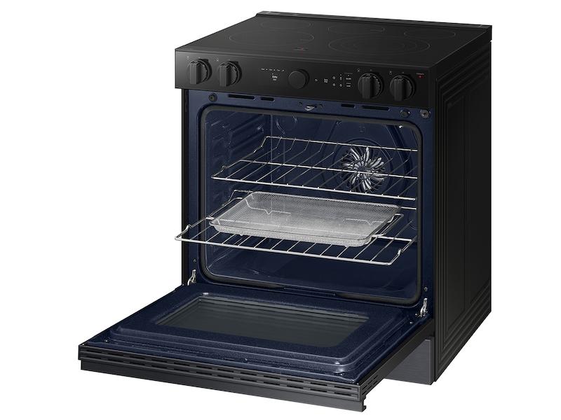 Samsung NSE6DG8502MT Bespoke 6.3 cu. ft. Smart Slide-In ENERGY STAR® Certified Electric Range with Air Fry in Matte Black Steel - Image 10