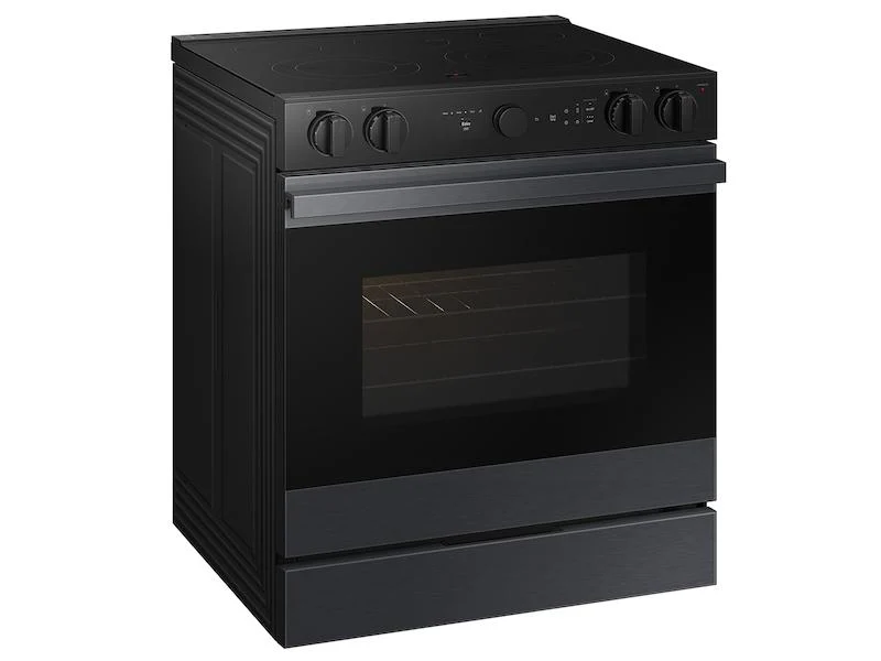 Samsung NSE6DG8502MT Bespoke 6.3 cu. ft. Smart Slide-In ENERGY STAR® Certified Electric Range with Air Fry in Matte Black Steel - Image 11