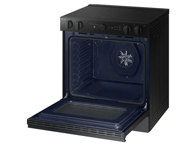Samsung NSE6DG8502MT Bespoke 6.3 cu. ft. Smart Slide-In ENERGY STAR® Certified Electric Range with Air Fry in Matte Black Steel - Image 9