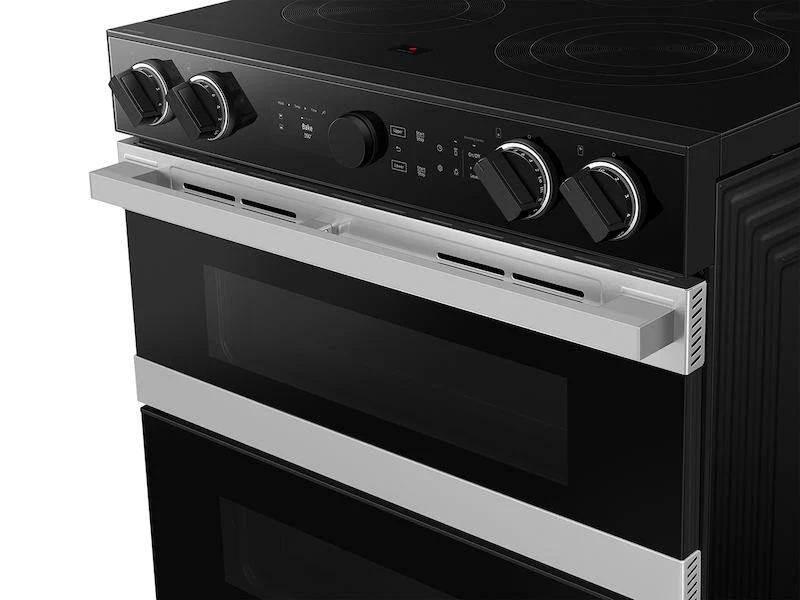 Samsung NSE6DG8550SR Bespoke Smart Slide-In Electric Range 6.3 cu. ft. with Flex Duo™ & Illuminated Precision Knobs in Stainless Steel - Image 10