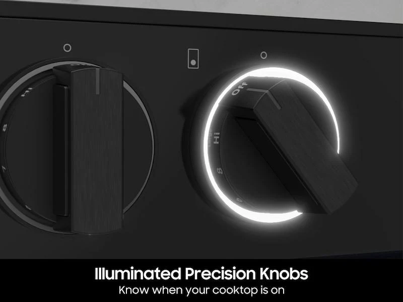 Samsung NSE6DG8550SR Bespoke Smart Slide-In Electric Range 6.3 cu. ft. with Flex Duo™ & Illuminated Precision Knobs in Stainless Steel - Image 4