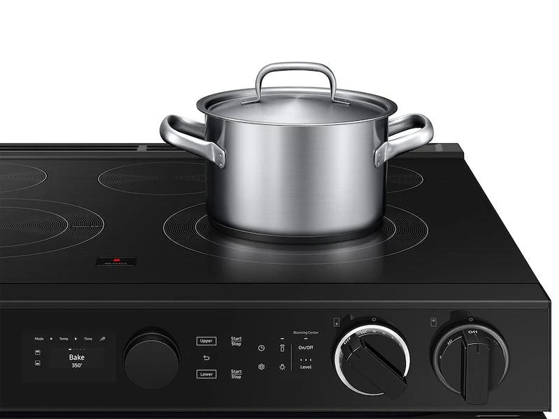 Samsung NSE6DG8550SR Bespoke Smart Slide-In Electric Range 6.3 cu. ft. with Flex Duo™ & Illuminated Precision Knobs in Stainless Steel - Image 9