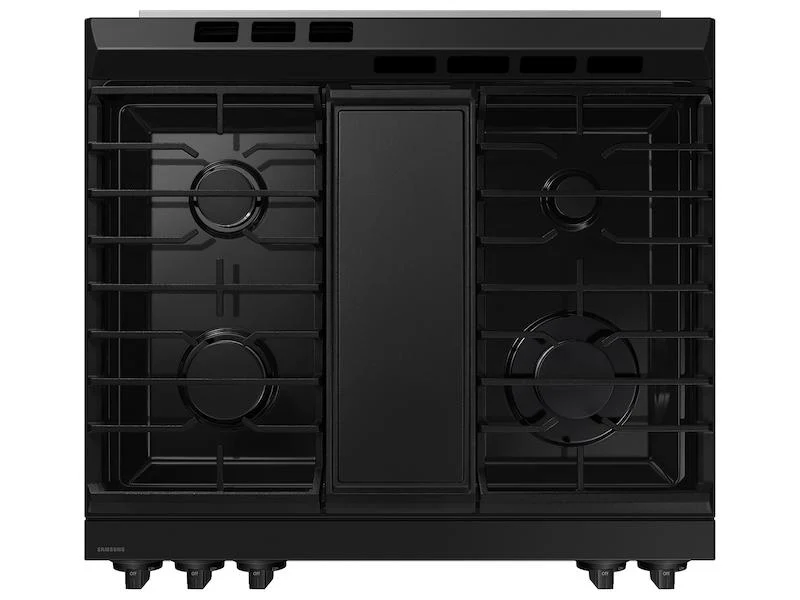 Samsung NSG6DB830012 Bespoke 6.0 cu. ft. Smart Slide-In Gas Range with Air Fry & Precision Knobs in White Glass - Image 6