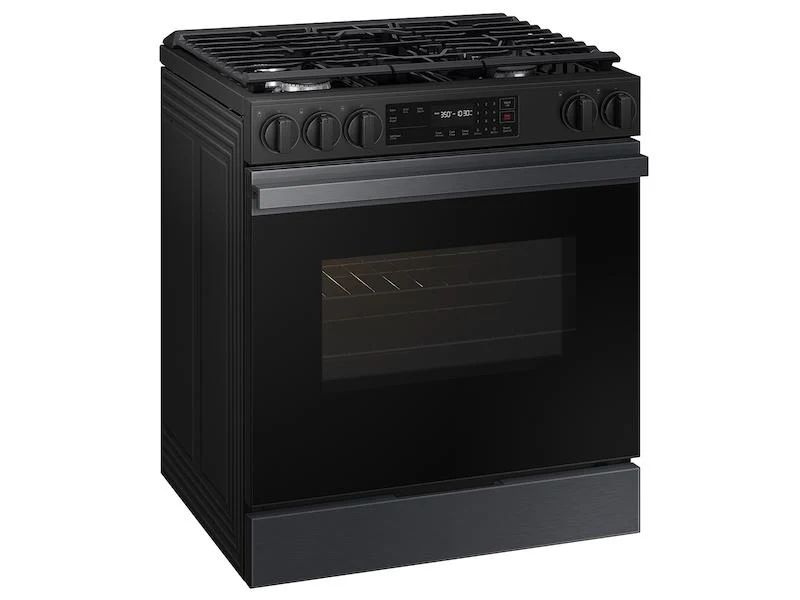 Samsung NSG6DG8100MT Bespoke 6.0 cu. ft. Smart Slide-In Gas Range with Precision Knobs in Matte Black Steel - Image 11