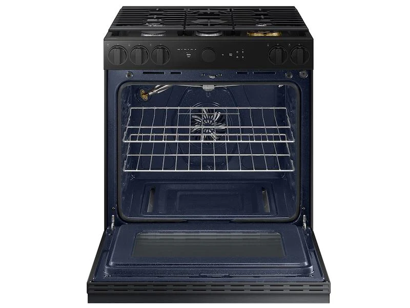 Samsung NSG6DG8500MT Bespoke 6.0 cu. ft. Smart Slide-In Gas Range with Air Sous Vide & Air Fry in Matte Black - Image 4