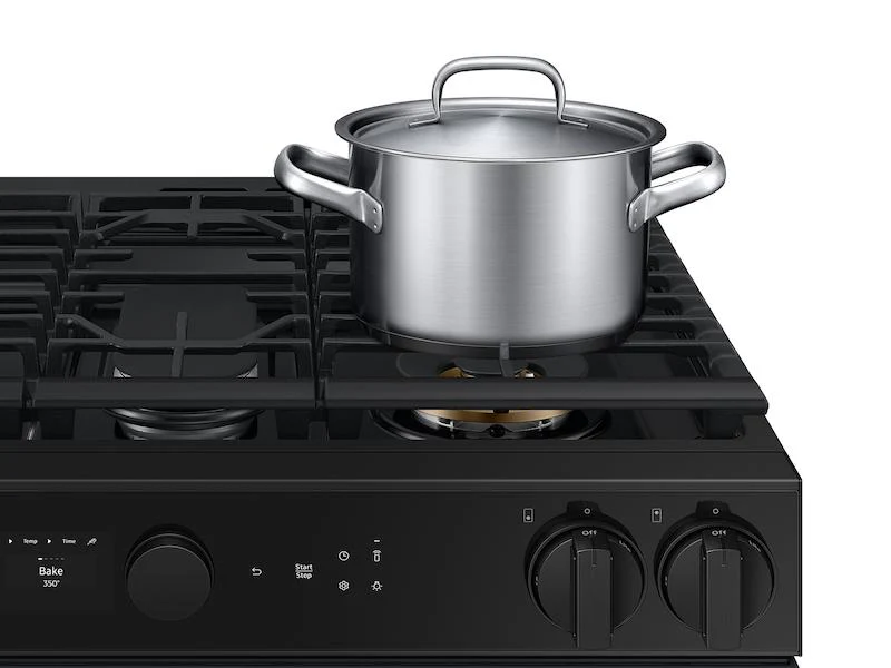 Samsung NSG6DG8500MT Bespoke 6.0 cu. ft. Smart Slide-In Gas Range with Air Sous Vide & Air Fry in Matte Black - Image 5