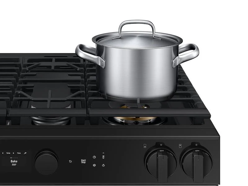 Samsung NSG6DG8500SR Bespoke 6.0 cu. ft. Smart Slide-In Gas Range with Air Sous Vide & Air Fry in Stainless Steel - Image 5