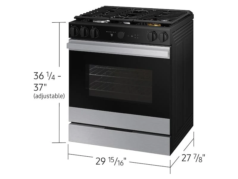 Samsung NSG6DG8700SR Bespoke Slide-in Gas Range - Image 3
