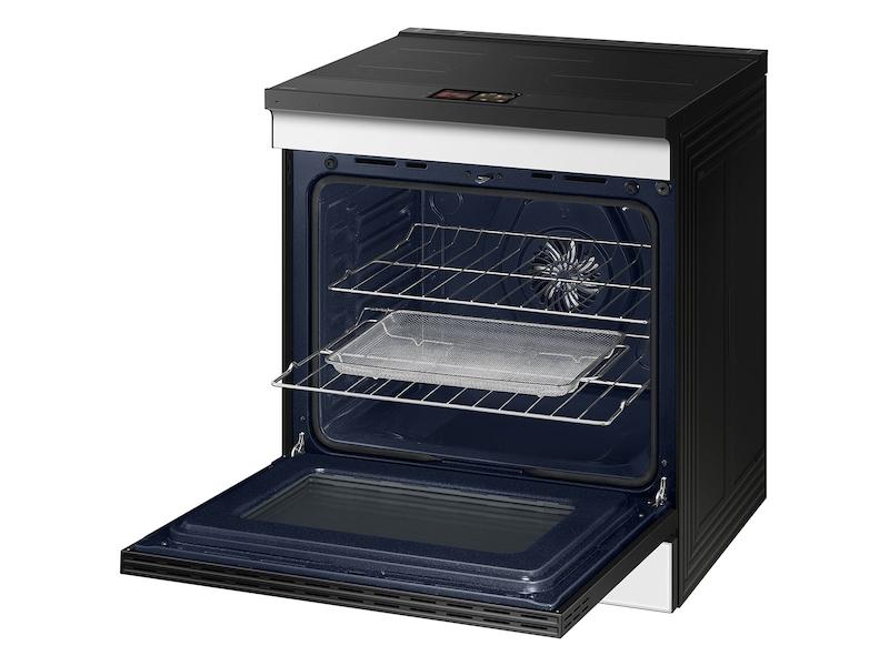 Samsung NSI6DB990012 Bespoke 6.3 cu. ft. AI Slide-In Induction Range with AI Hub™ & Smart Oven Camera in White Glass - Image 5