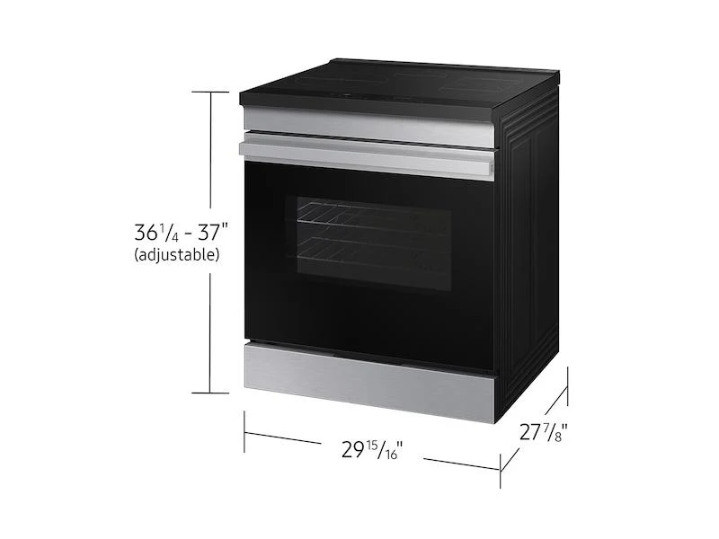 Samsung NSI6DG9300SR Bespoke 6.3 cu. ft. Smart Slide-In Induction Range with Anti-Scratch Glass Cooktop & Air Fry in Stainless Steel - Image 2