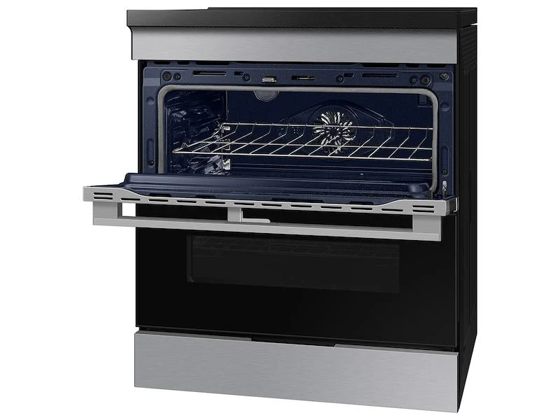 Samsung NSI6DG9550SR Bespoke Smart Slide-In Induction Range 6.3 cu. ft. with Flex Duo™ & Ambient Edge Lighting™ in Stainless Steel - Image 13