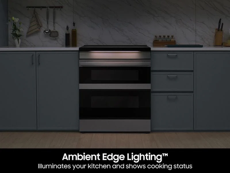 Samsung NSI6DG9550SR Bespoke Smart Slide-In Induction Range 6.3 cu. ft. with Flex Duo™ & Ambient Edge Lighting™ in Stainless Steel - Image 6