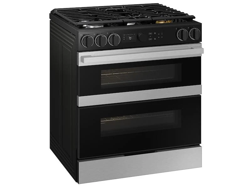 Samsung NSY6DG8550SR Bespoke Smart Slide-In Dual Fuel Range 6.3 cu. ft. with Flex Duo™ & Illuminated Precision Knobs in Stainless Steel - Image 14