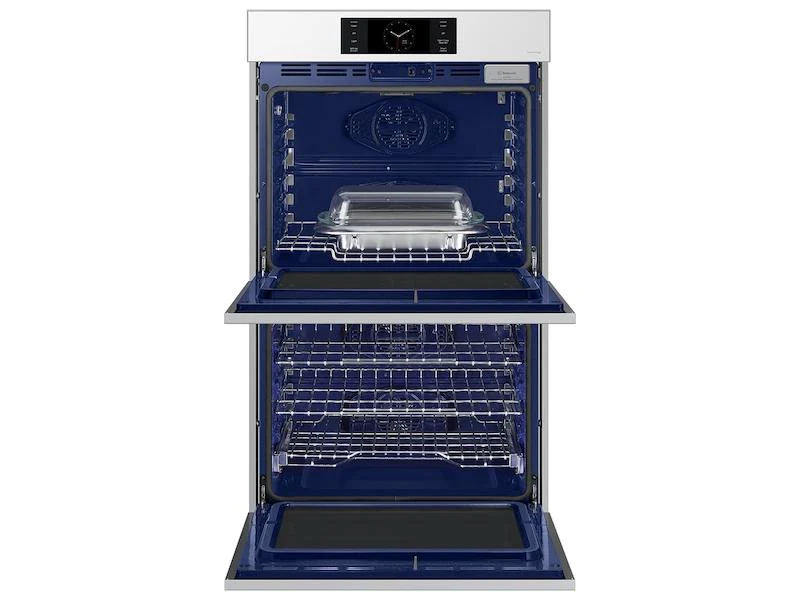 Samsung NV51CB700D12AA Bespoke 30" White Glass Double Wall Oven with AI Pro Cooking™ Camera - Image 11