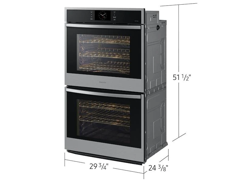 Samsung NV51CG600DSRAA 30" Double Wall Oven with Steam Cook in Stainless Steel - Image 2