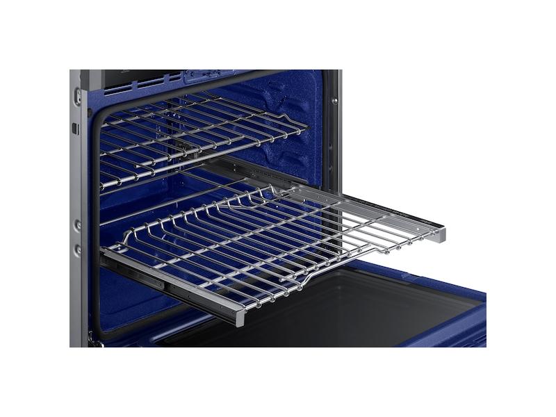 Samsung NV51K6650DG 30" Smart Double Electric Wall Oven with Steam Cook in Black Stainless Steel - Image 4