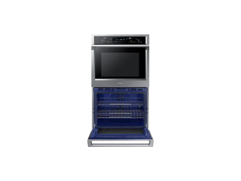 Samsung 30" Smart Double Electric Wall Oven with Steam Cook in Stainless Steel - Image 2