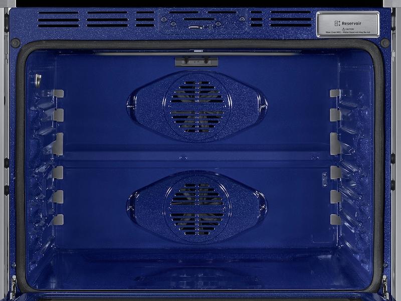 Samsung 30" Smart Double Electric Wall Oven with Steam Cook in Stainless Steel - Image 7