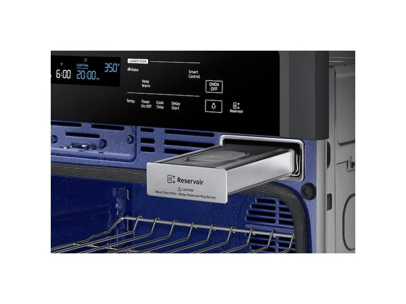 Samsung NV51K6650SG 30" Smart Single Electric Wall Oven with Steam Cook in Black Stainless Steel - Image 5