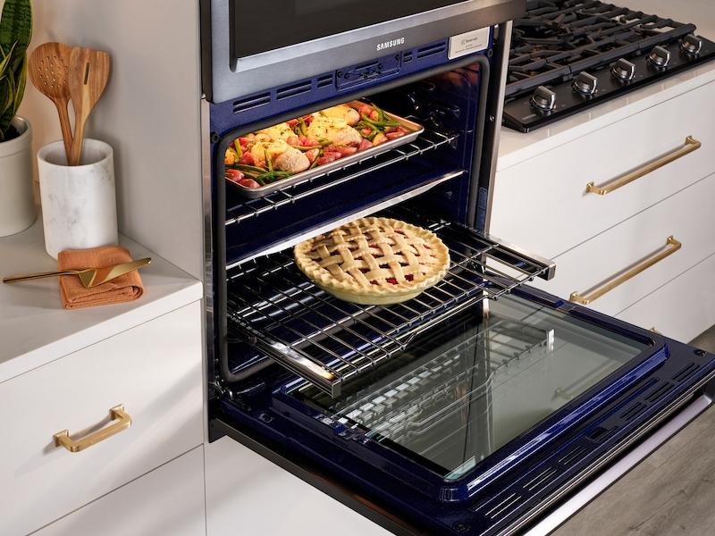 Samsung NV51K7770DG 30" Smart Double Wall Oven with Flex Duo™ in Black Stainless Steel - Image 3